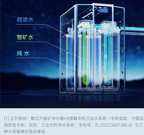 以智矿水为核心，搭载三态水系统，解决厨房全部水问题
